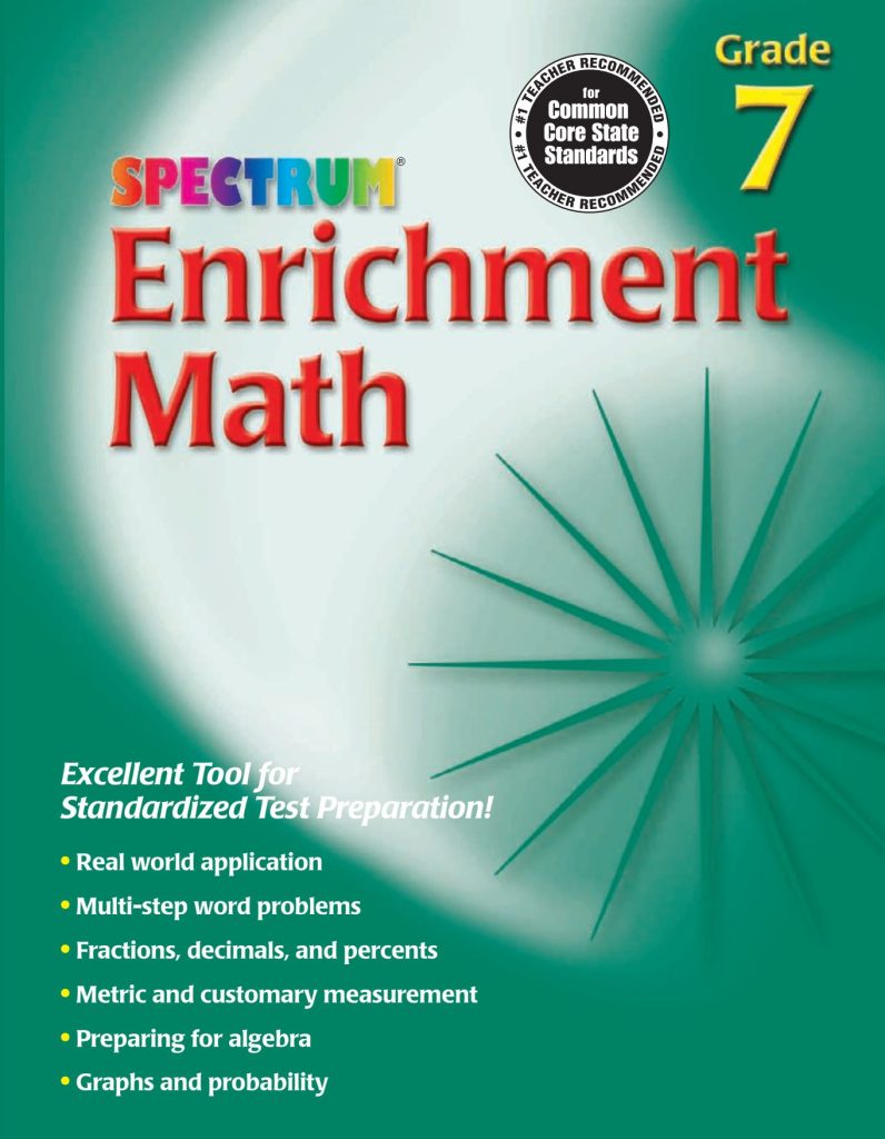 Rich Results on Google's SERP when searching for 'Spectrum Enrichment Math 7'