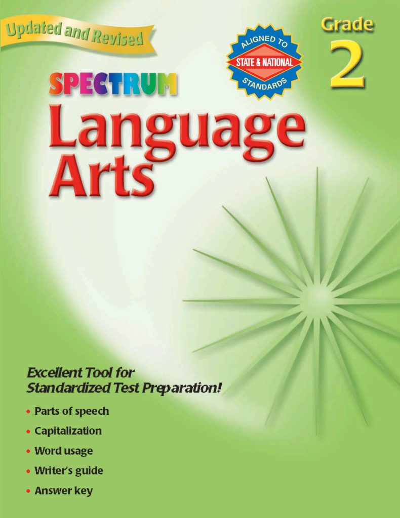 Rich Results on Google's SERP when searching for 'Spectrum Language Arts 2'