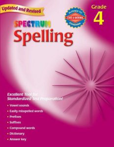 Rich Results on Google's SERP when searching for 'Spectrum Spelling Workbook 4'